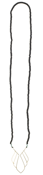 By Boe- Black beaded necklace 