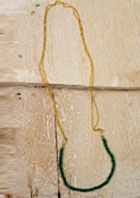 SA VA Green Gemstone Necklace