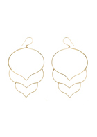 By Boe-three tiered earrings